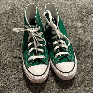 green high top converse